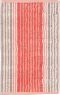 Cawö Handtuch Cawö Handtuchserie Noblesse Harmony 1085-27 koralle, 100% Baumwolle
