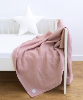 Babydecke Baumwolle MUSSELIN Decke Tuch Sommerdecke 95x95 120x120 150x200 cm, Loolay, Babytragetuch, Strandtuch, Kuscheldecke schützt und spendet Wärme