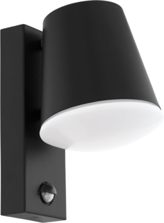 Eglo 97451 Wandleuchte CALDIERO Downlight anthrazit weiß L:14cm H:24cm T:18,5cm Sensor IP44