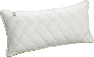 Irisette 'Greenline Cyclafill' Kissen, Polyester weiss, 40 x 80 cm