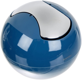 Spirella 'Bowl' Kosmetikeimer, 1 Liter, Blau matt
