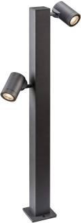 SLV No. 1002200 HELIA Double Pole LED Outdoor Stehleuchte anthrazit IP55 3000K