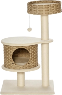 PawHut Kratzbaum Kratzbaum mit Katzenhöhle