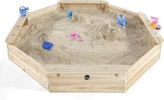 Plum 25058 'gigantischer Sandkasten', achteckig mit 4 Sitzbänken, ab 1,5 Jahren