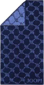 JOOP! Handtücher JOOP! Seiftuch Classic Cornflower 1611, 14 Navy, Baumwolle (1-St)