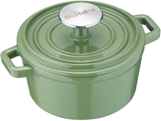 Berndes Serviertopf 14 cm, Gusseisen, grün - b.iron, Eisenguss