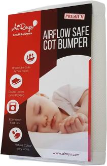 Airoya® Airflow Mesh Nestchen für zweiseitige massive Endbetten, Premium doppellagig für extra Polsterung, atmungsaktiv sicher, kein Verhedderungsrisiko, BS 1877 Sicherheitsstandard Compliance