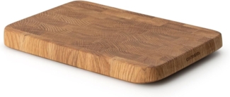 Continenta Schneidebrett 27x18x2,6 cm Eiche Stirnholz