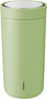 Stelton To-Go Click doppelwandig steel 0,4 L soft green