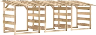 vidaXL Pergolen mit Dach 3 Stk. 100x90x100 cm Kiefernholz Imprägniert 3096645