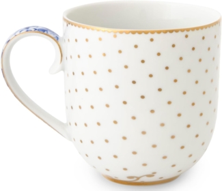PIP STUDIO Royal White Becher mit Henkel klein 0,26Â l