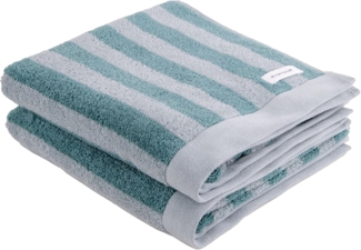 TOM TAILOR HOME Handtuch CLASSIC BATH, Frottier (2-St), 100% Baumwolle, 50x100 cm, in trendigen Farben