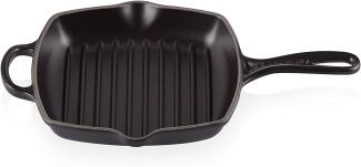 Le Creuset Signature Gusseisen-Grillpfanne Quadratisch 26 cm Schwarz