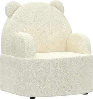 AIYAPLAY Kindersessel Kindersofa mit weicher Teddyfleece, Bärenform (Kindersessel, 1-St, Kinderstuhl), für Wohnzimmer, Schlafzimmer, Beige