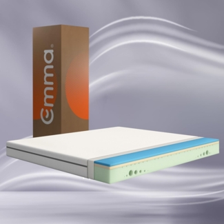 Emma One+ Matratze 180x200 H3 Hart – Kühlende & atmungsaktive 3-Zonen-Schaummatratze – Ergonomisch, Klimaregulierend & Waschbarer Bezug – Für alle Schlafpositionen geeignet