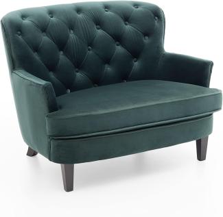 Atlantic Home Collection Leo Loveseats, Massivholz, 02 Grün, XXL-Sessel