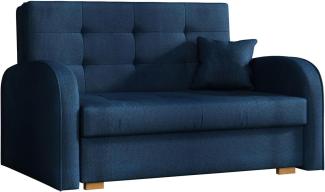 Mirjan24 'Viva Gold II' Schlafsofa, Dunkelblau, 133 x 98 x 85 cm