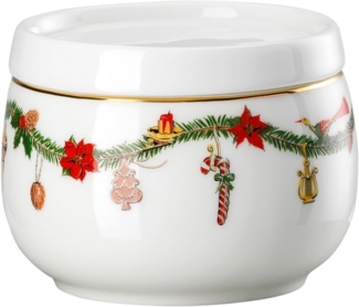 Hutschenreuther Zuckerdose Nora Christmas Zuckerdose 0,15 l, Bone China