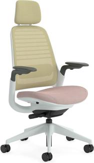 Steelcase Series 1 with headrest Bürostuhl, Plastic, Linse, 66 x 64 x 112