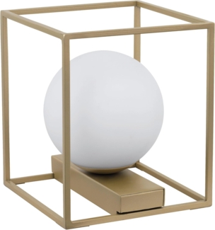 Eglo 97794 Tischleuchte VALLASPRA champagner weiß L:16,5cm B:16,5cm H:19cm