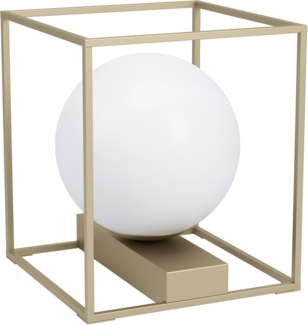 Eglo 97794 Tischleuchte VALLASPRA champagner weiß L:16,5cm B:16,5cm H:19cm