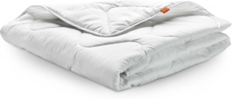 sleepling Bettdecke 155x200 cm, Sommerdecke, Sommerbettdecke leicht 155 x 200, Made in EU, Ökotex 100, Waschbar 60 Grad, 100% feine Mikrofaser, Basic 100