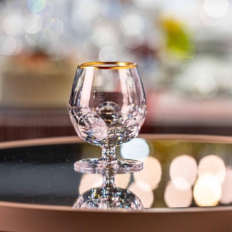 Cognacglas Kristall Palais Gold clear (10,6 cm)