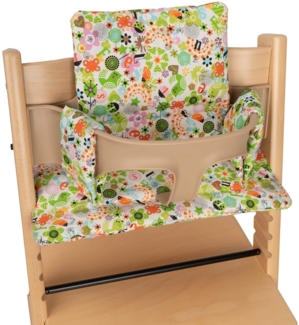 Babyline Kissenbezug für Stokke Hochstuhl, kompatibel mit Stokke, Stokke Tripp Trapp, Trip Trap Stokke, Stokke Evolutions-Hochstuhl und Stokke Hochstuhl (Love Green)