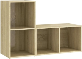 vidaXL TV-Schränke 2 Stk. Sonoma-Eiche 72 x 35 x 36,5 cm Spanplatte [3079946]