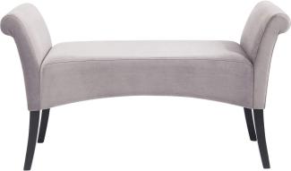 Kare Design Bank Motley Velvet Silvergrey, 62x107x38cm