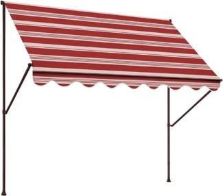 Angerer Klemmmarkise Dralon Nr. 9300, Rot, 150 cm