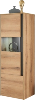Vitrine Center in Eiche Evoke 50 x 155 cm