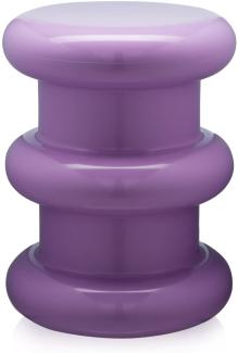 Kartell Säule Hocker, Violett, 35x46 cm