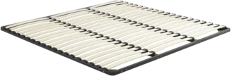 Vente-unique - Lattenrost - ohne Füße - 200x200 cm - 3x19 Latten - Schwarz - KALISTA von YSMÉE