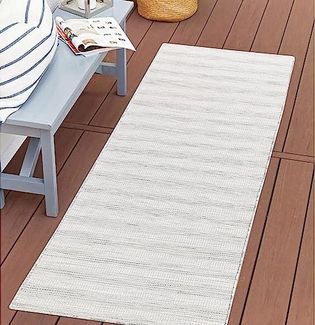 Carpet City Outdoorteppich PALM3471, rechteckig, Höhe: 5 mm, Wetterfest & UV-beständig, für Balkon, Terrasse, Küche, flach gewebt