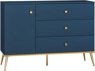 Sideboard Marine Kommode 120x40x85cm dunkelblau