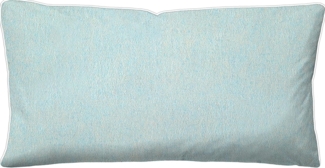 biberna Melange-Flanell Kissenbezug 0840500 MELANGE UNI, ciel, 1x 40x80 cm