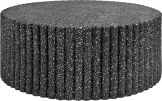 Couchtisch POZZA Terrazzo Optik Schwarz