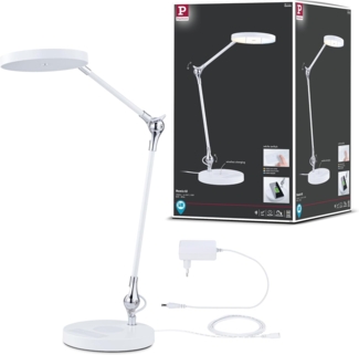 Paulmann 79884 LED Schreibtischleuchte Numis Qi White Switch Weiss
