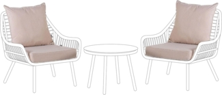 Outdoor Kissenbezug Set LAURETO Beige