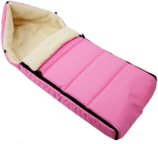 BambiniWelt by Rafael K. Fußsack Winterfußsack Babyfußsack Fußsack Kinderwagen Wolle 108cm LINIERT, universal