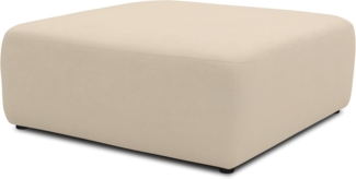 DOMO. collection Polsterhocker 800013, Hocker, quadratisch, Modul-Element, Fußhocker, Polsterganitur, 108 x 108 x 42 (BxTxH), beige