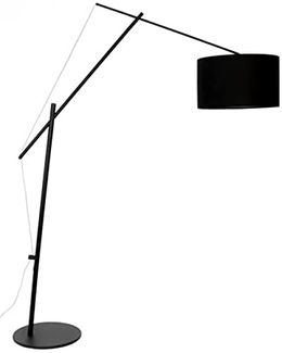 Bogenlampe Tokio Black | Minimalistisches Design in Schwarz