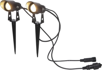 System 24 "Spotlight Duo Extra", 2er Set, schwarz