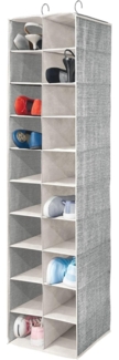 Hängeaufbewahrung Organizer mDesign Aufbewahrung Kleidung Schuhe Schwarz Creme
