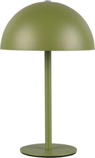 Akku Tischleuchte MUNOZ Grün, Touch dimmbar, USB aufladbar, 21cm klein