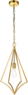 Feiss FE-NICO-P-M-BB Hängeleuchte Nico E27 60W Stahl; Messing brüniert B:35. 3cm Ø35. 3cm dimmbar höhenverstellbar