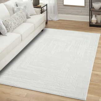Carpet City Teppich FLAIR171, rechteckig, Höhe: 11 mm, Kurzflor-Teppich, Skandi-Stil