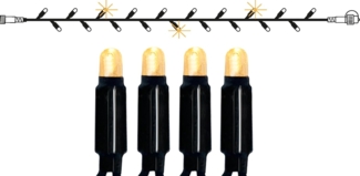 Outdoor-Lichterkette ,EXTRA', System 24 Zubehör, 49 LEDs, Funkel-Effekt, warmweiß, L 5m, 1,02W