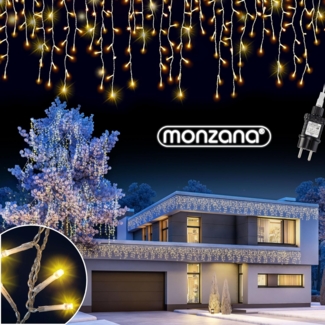 monzana Lichterkette Monzana, Lichterkette 600 LED Stromsparend IP44 Regenlichterkette